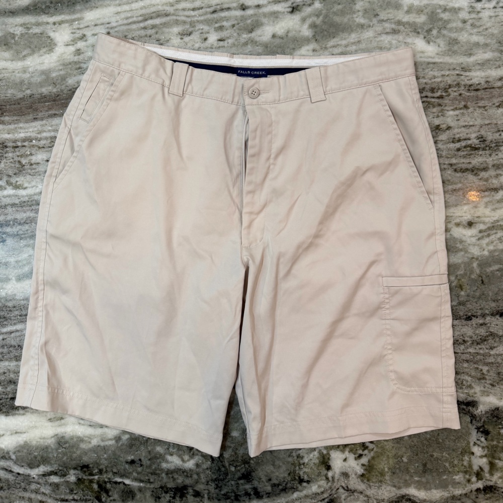 Falls Creek Men's Light Tan Cargo Shorts